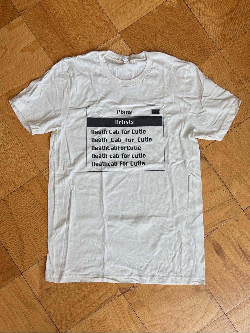 Death Cab for Cutie Concert Merch Tee